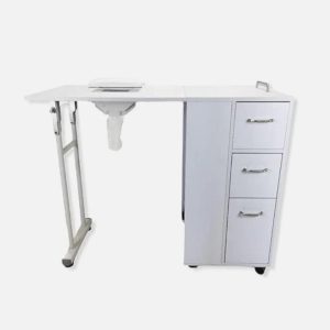 Table manucure escamotable