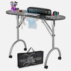 Table manucure pliante professionnelle