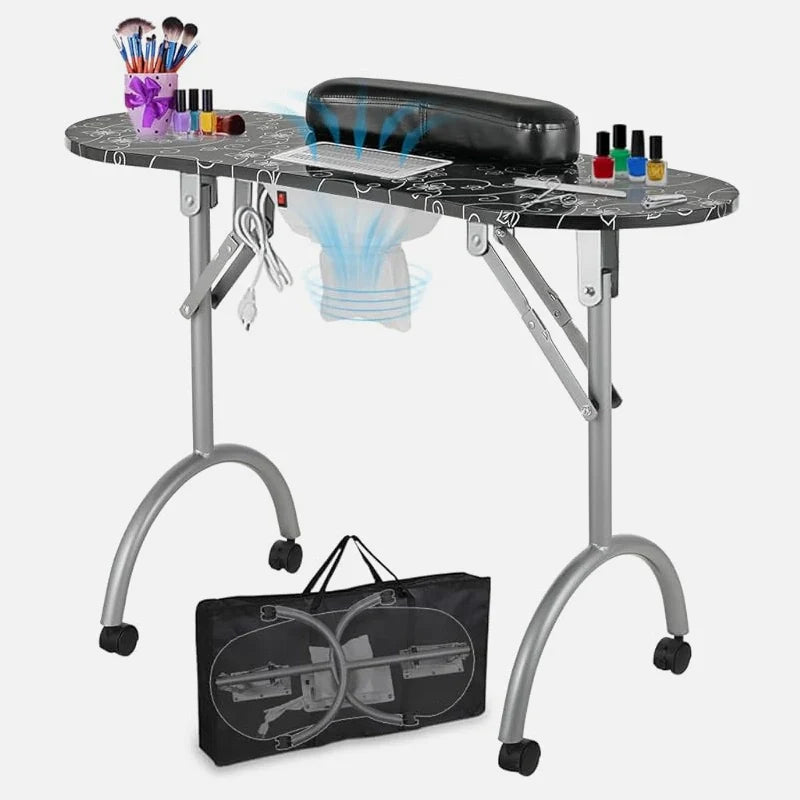 Table manucure pliante professionnelle
