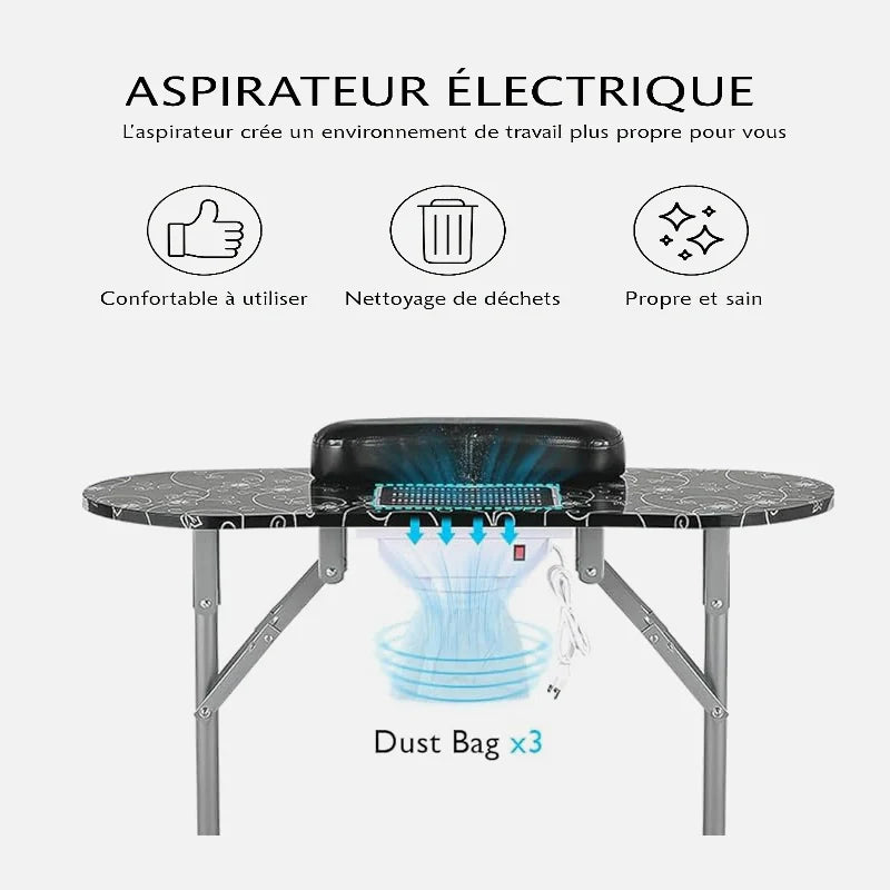 Table manucure pliante professionnelle 2